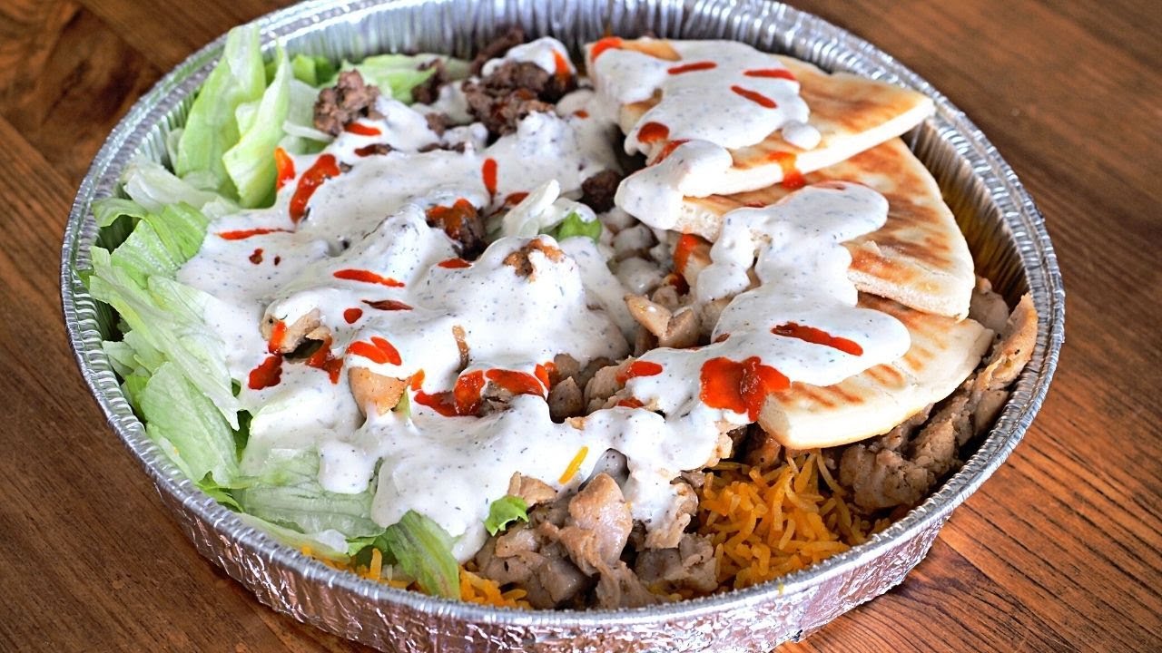 Chicken Platter w/ White Sauce